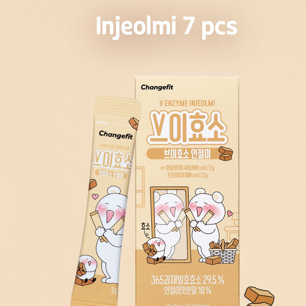 CHANGEFIT V Enzyme Injeolmi 3g*30 Sticks / 3g*7 Sticks - DODOSKIN