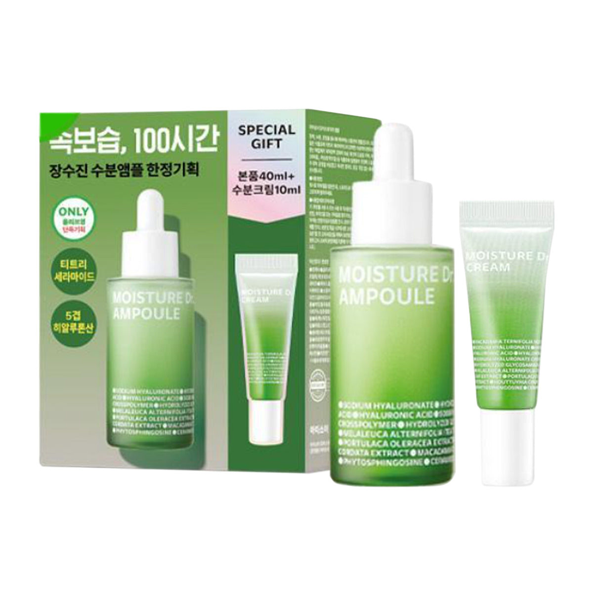 ISOI Moisture Dr. Ampoule 40ml Set (+Cream 10ml)