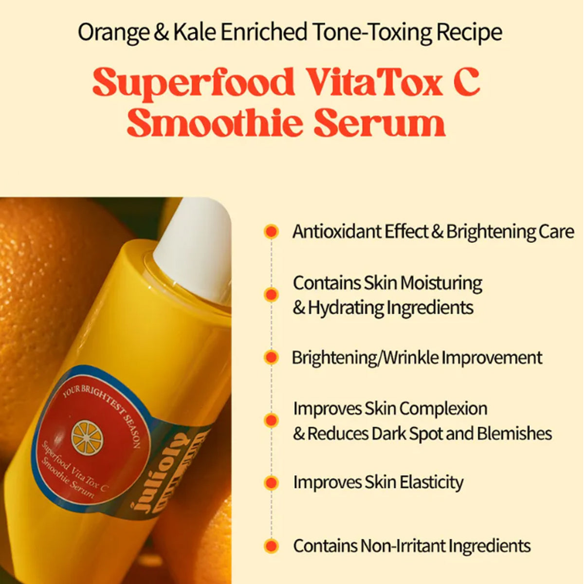 julioly Superfood VitaTox C Smoothie Serum 50ml