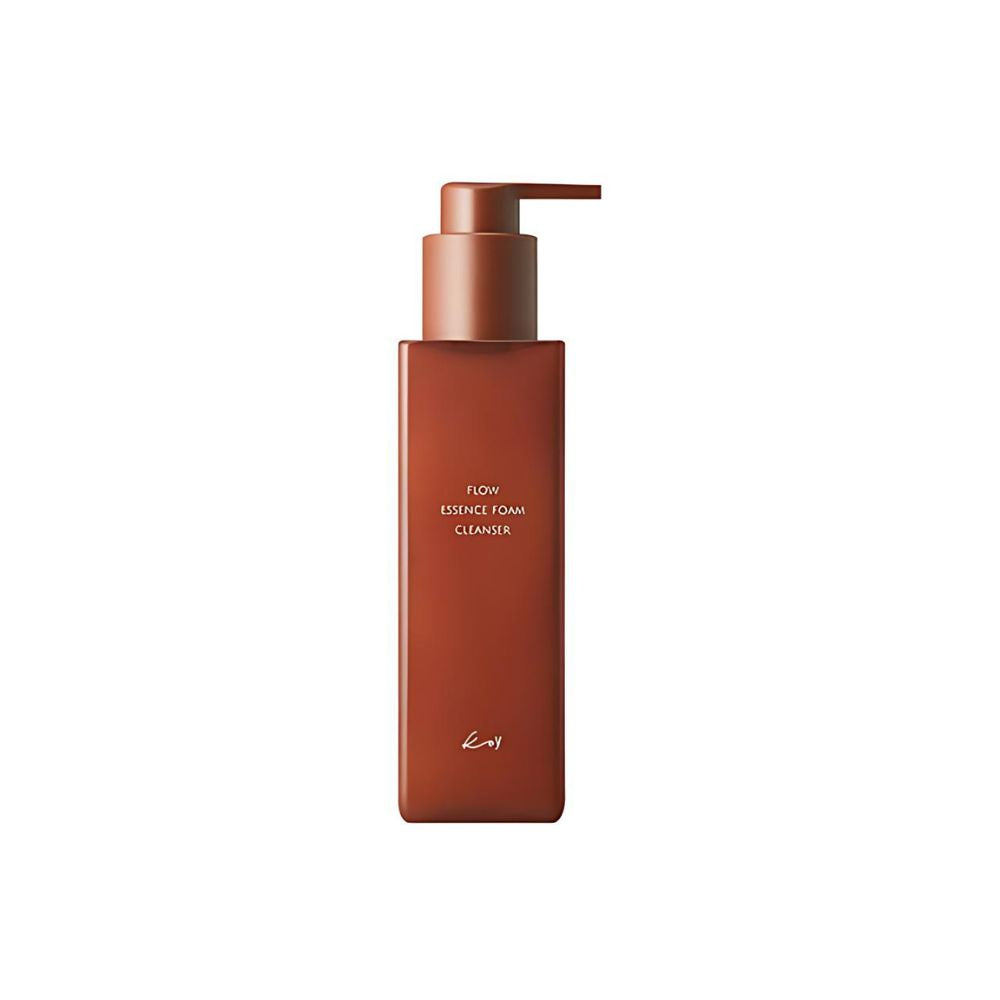 The koy Flow Essence Foam Cleanser 150ml is a gentle yet effective cleanser designed to remove impurities and excess oil without stripping the skin's natural moisture.