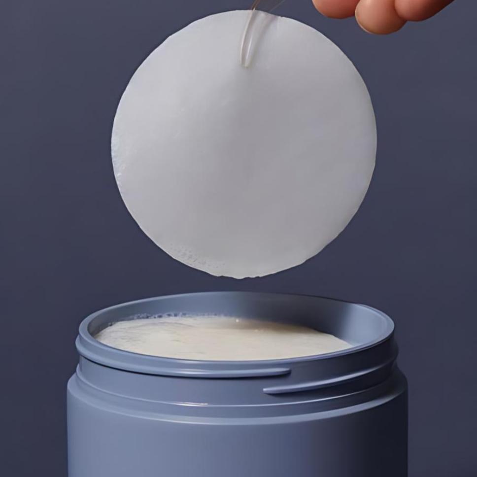 Each pad is pre-soaked in a rich, nourishing cream that delivers intense hydration and revitalization to the skin.