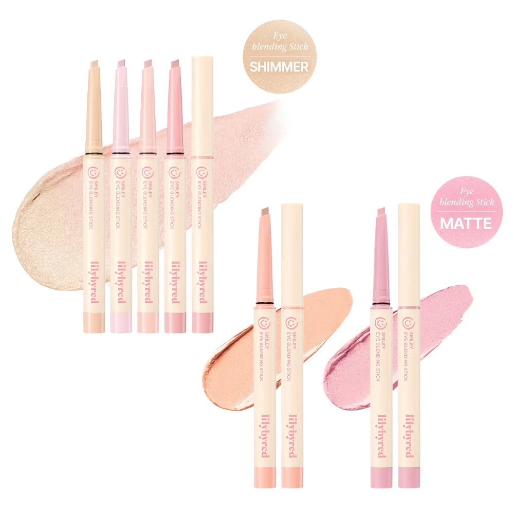 lilybyred Smiley Eye Blending Stick 6 Colors (Shimmer/Matte) 0.22g