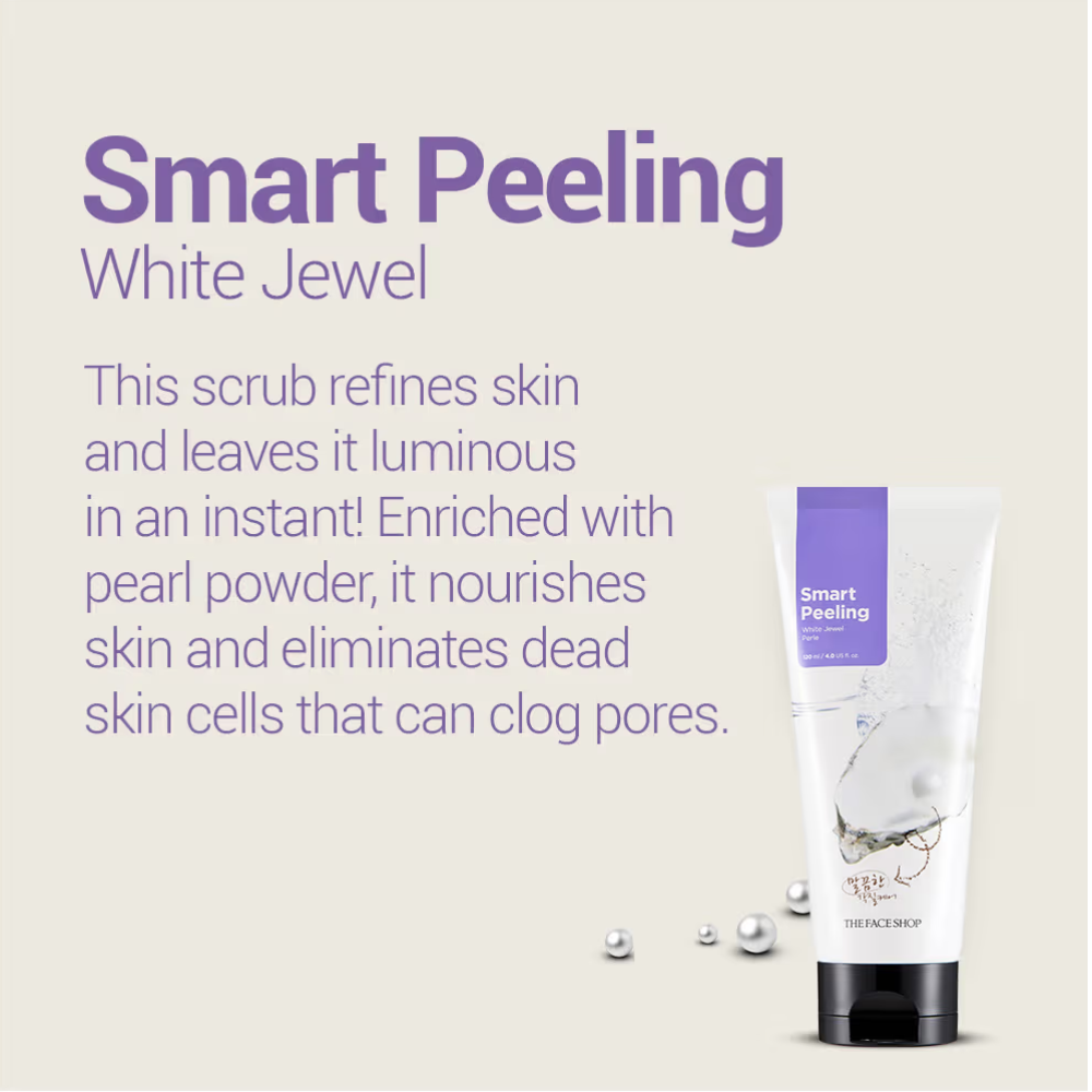 (KNEW) THE FACE SHOP Smart Peeling White Jewel 120ml - DODOSKIN