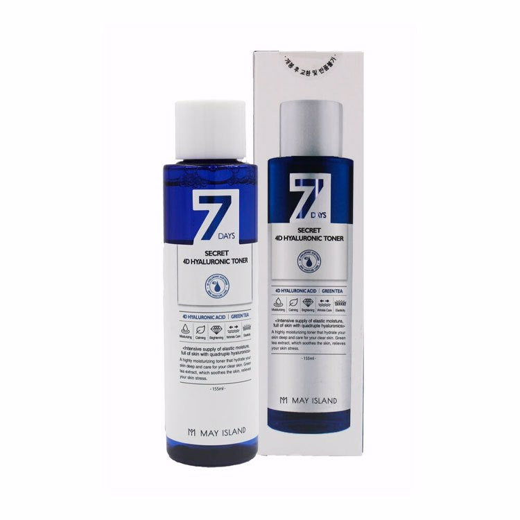 MAY ISLAND 7 Days Secret 4D Hyaluronic Toner 155ml - DODOSKIN