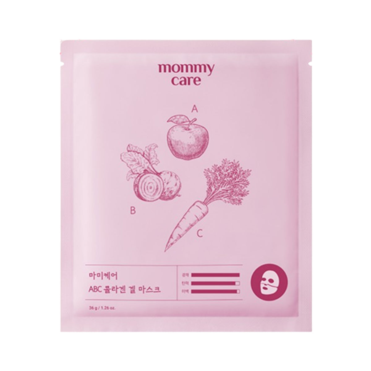 mommy care ABC Collagen Gel Mask 4 Sheets
