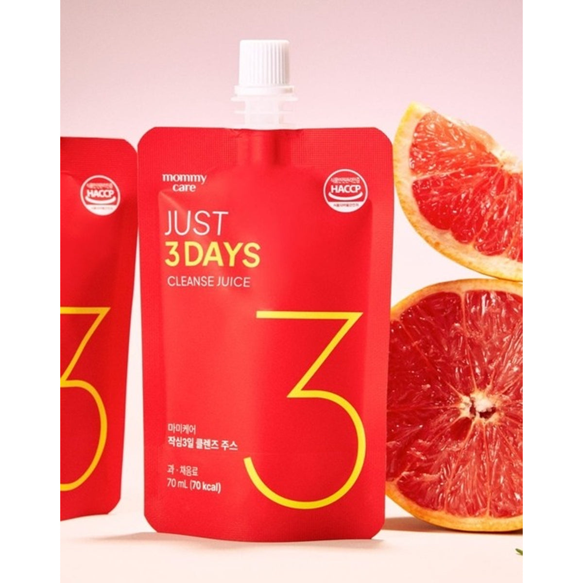 mommy care Just 3-Day Cleanse Juice - Grapefruit Flavor (70ml x 6 Pouches)
