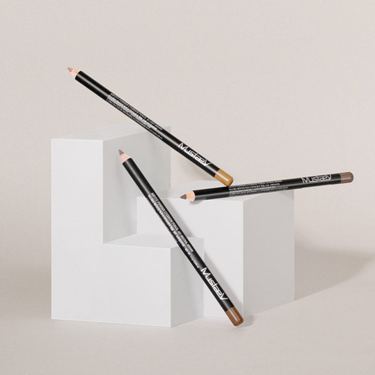 mustaev Airyfit Powder Eyebrow Pencil 3 Colors