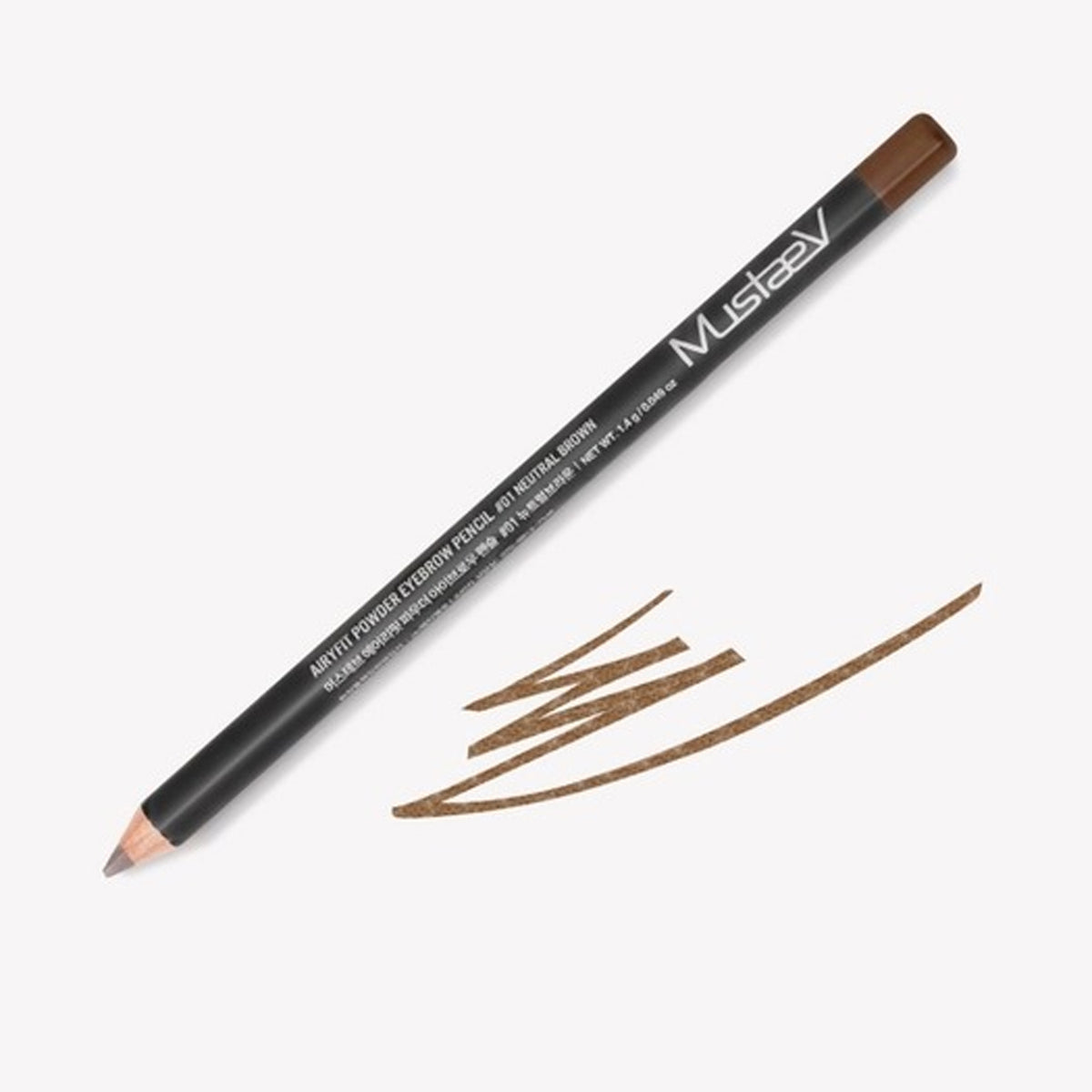 mustaev Airyfit Powder Eyebrow Pencil 3 Colors