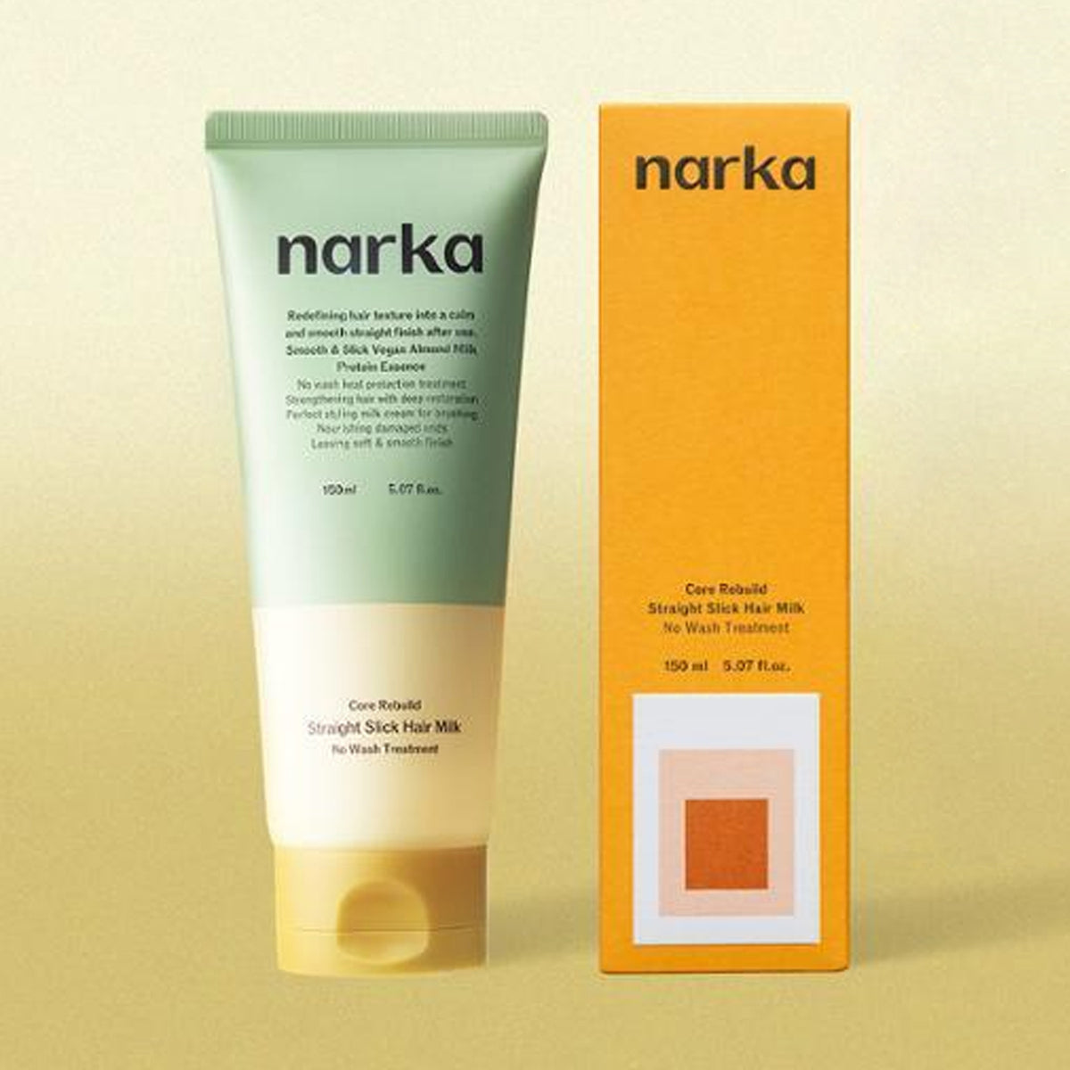 narka Core Rebuild Straight Slick Hair Milk 150ml
