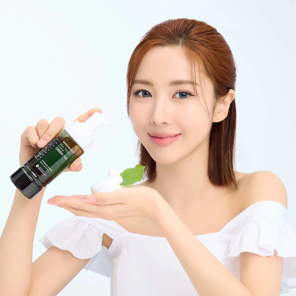 NEOGEN DERMALOGY Real Fresh Foam Cleanser Green Tea 160g - DODOSKIN