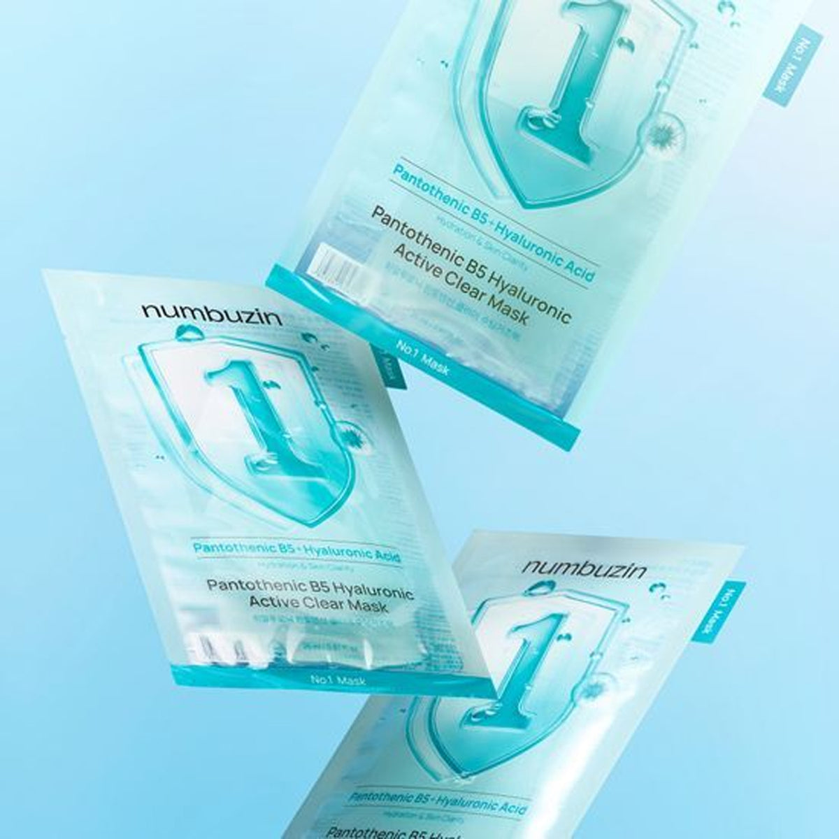 numbuzin No. 1 Pantothenic B5 Hyaluronic Active Clear Mask Sheet 10ea