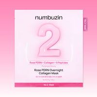 numbuzin No.2 Rose PDRN Collagen Wrapping Overnight Film Pack (4 Sheets)