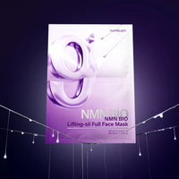 numbuzin No. 9 NMN Bio Lifting-sil Full Face Pack Sheet 4ea Set (+Fabric Lifting Band)