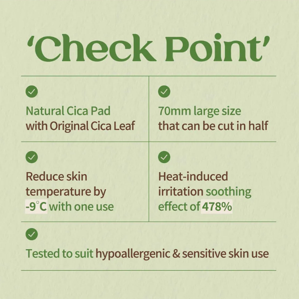 nutseline Cica Nut Calming Pad 10ea