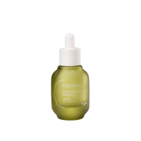 A 35ml bottle of onoma REDNESS Reliever™ Essence, designed to reduce redness on the skin.