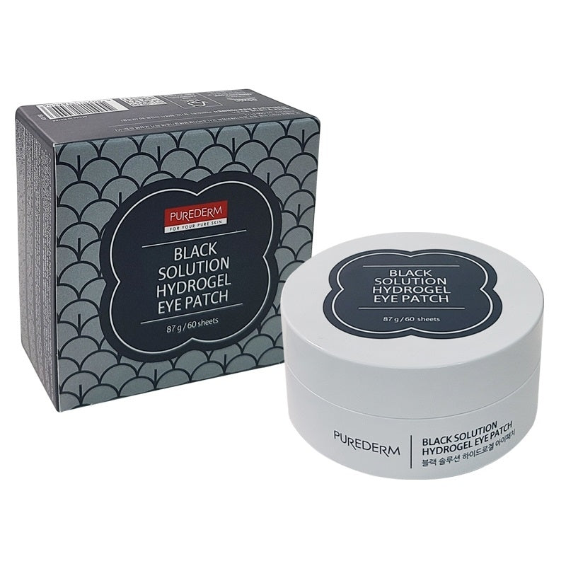 PUREDERM Hydrogel Eye Patch 60ea #Black Solution - DODOSKIN