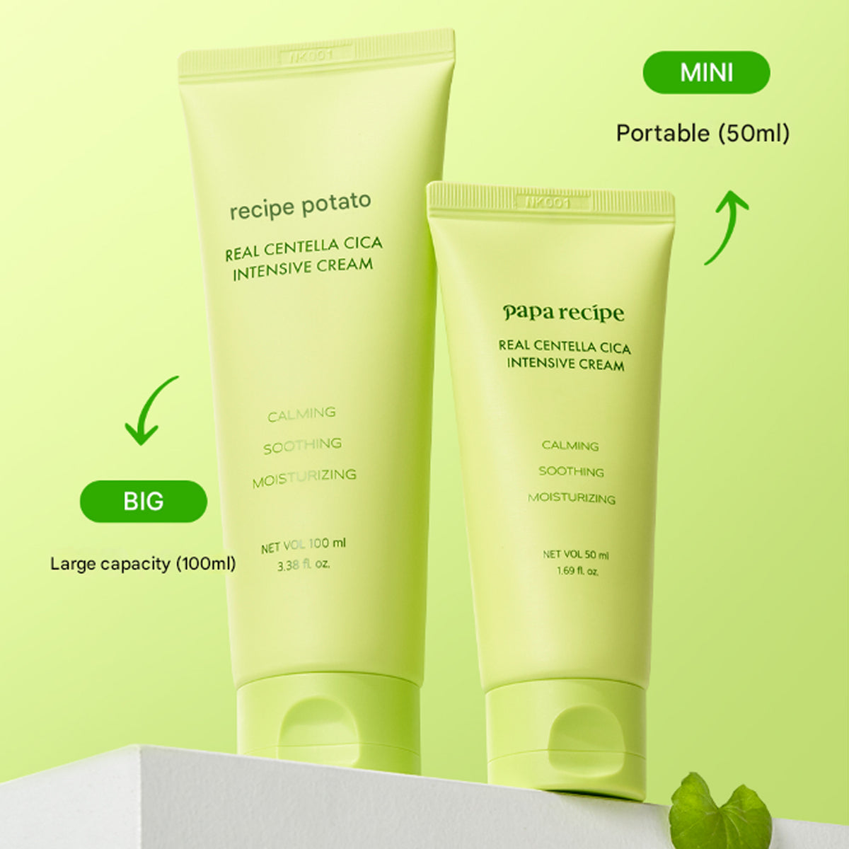 Receta de Papa Real centella cica crema intensiva 50 ml / 100ml