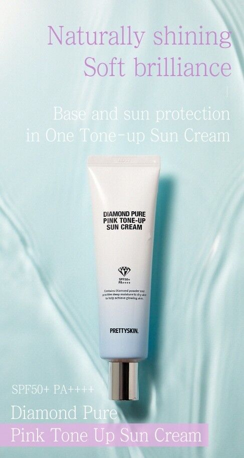Pretty skin Diamond Pure Pink Tone-Up Sun Cream 50ml - DODOSKIN