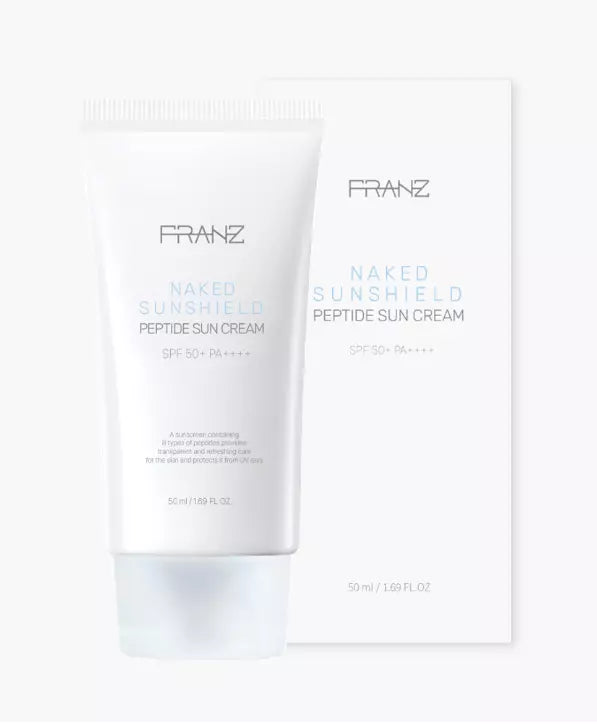 FRANZ Naked Sunshield Peptide Suncream 50ml