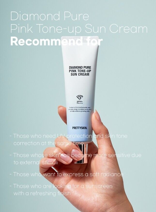 Pretty skin Diamond Pure Pink Tone-Up Sun Cream 50ml - DODOSKIN