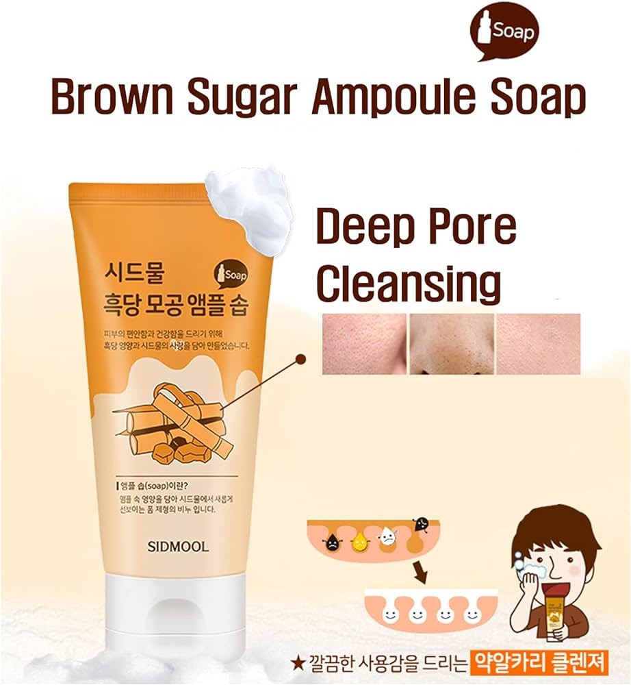 Sidmool Black Sugar Ampoule Soap 100ml - DODOSKIN