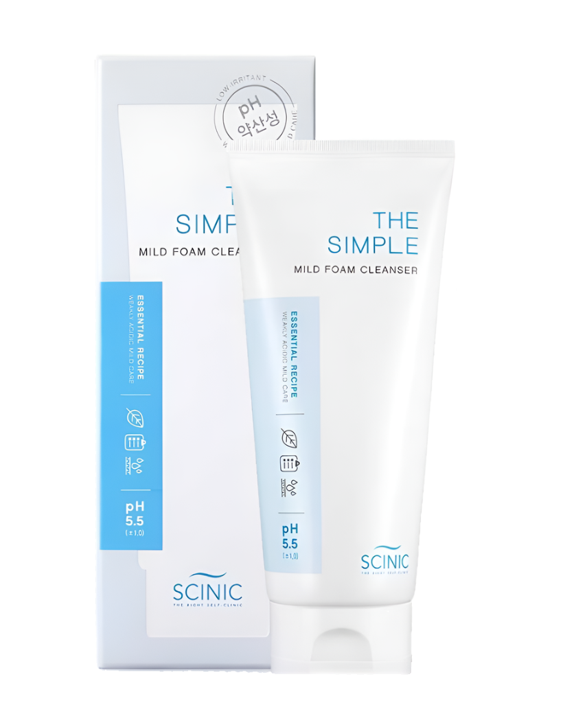 SCINIC The Simple Mild Foam Cleanser 120ml - DODOSKIN