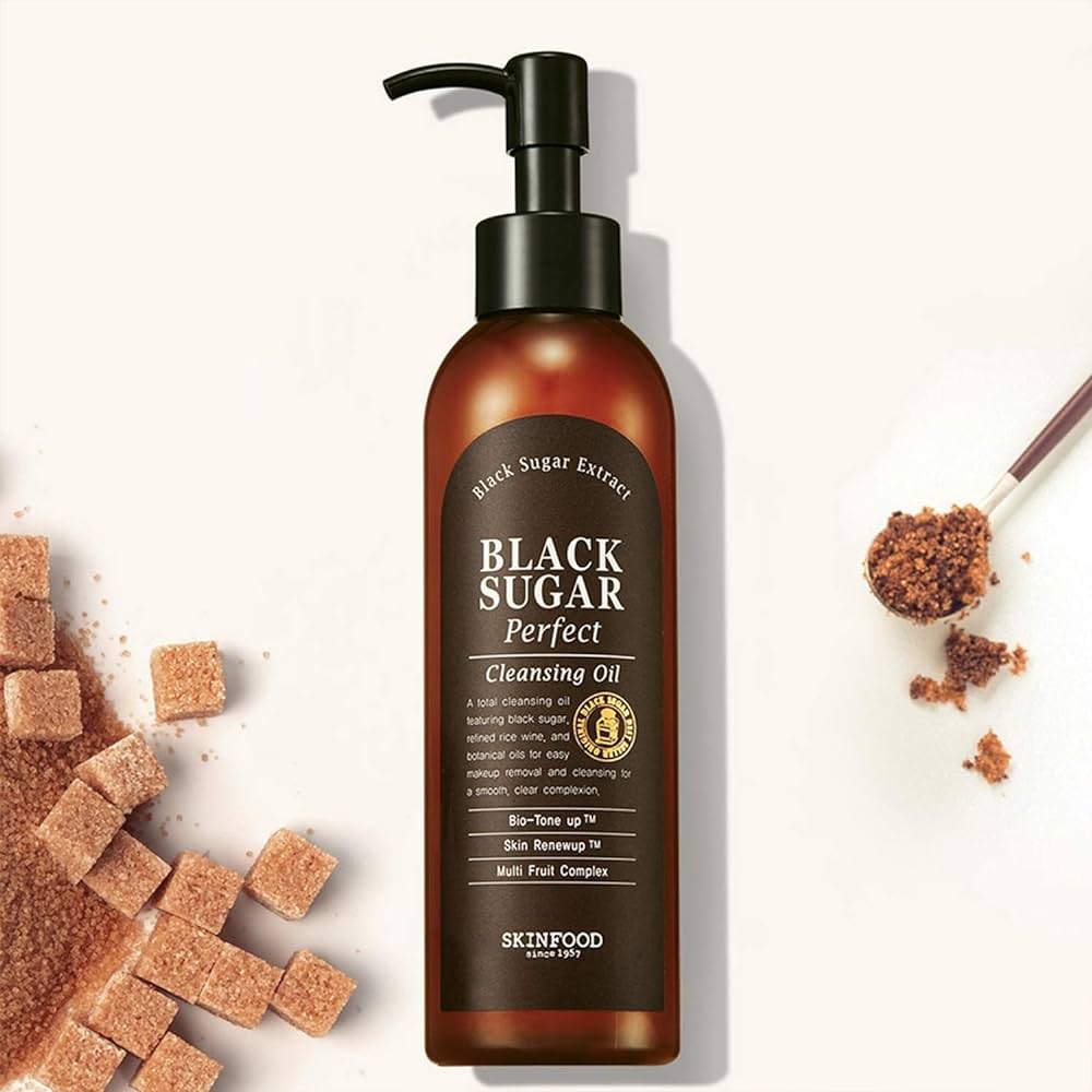 SKINFOOD Black Sugar Perfect Cleansing Oil 200ml - DODOSKIN