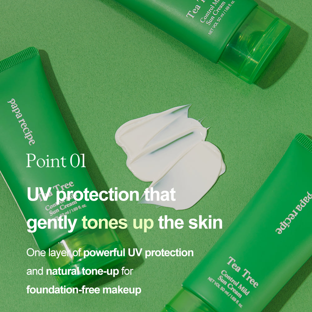 Papa Recipe Tea Tree Control Mild Sun Cream 50ml - DODOSKIN