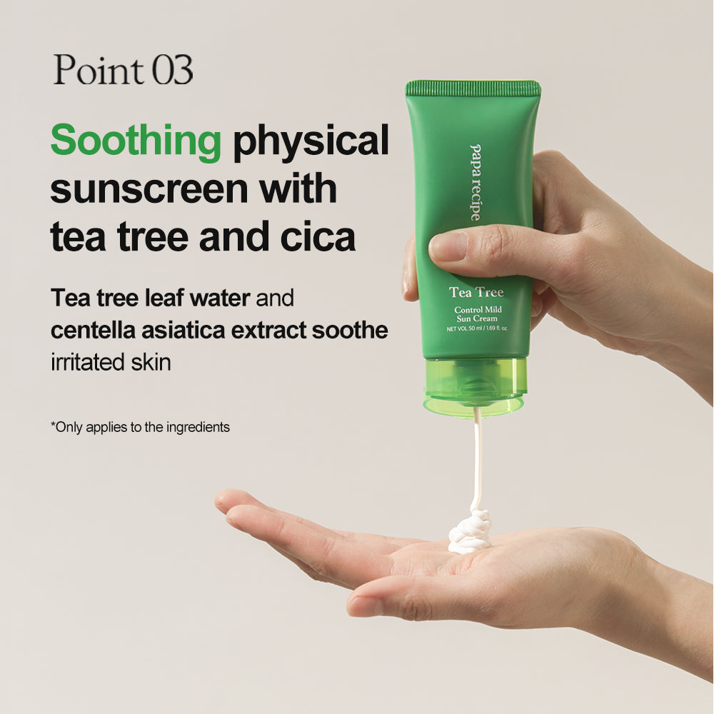 Papa Recipe Tea Tree Control Mild Sun Cream 50ml - DODOSKIN