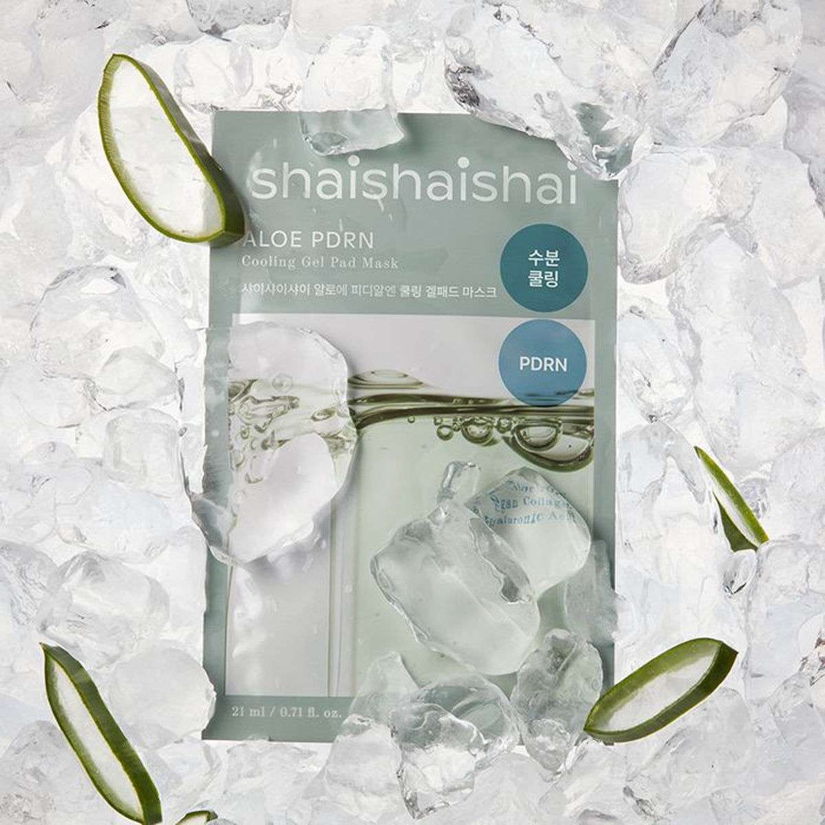 shaishaishai Aloe PDRN Cooling Gel Pad Mask 21ml × 10 Sheets