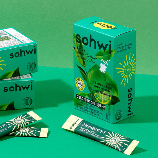 sohwi Steady Booster Green Tea Shot 3g (2-Week Supply)