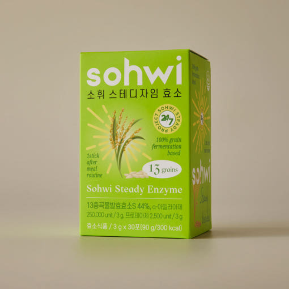 sohwi Steady Enzyme (90 Sachets / 3 Boxes)