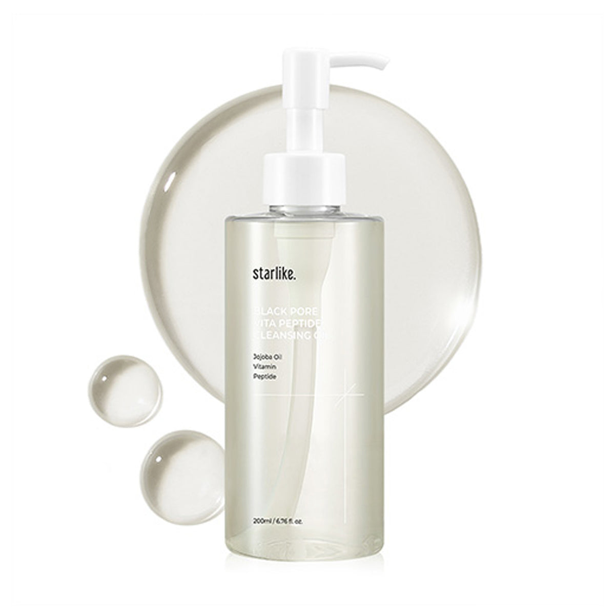 starlike Black Pore Vita Peptide Cleansing Oil 200ml