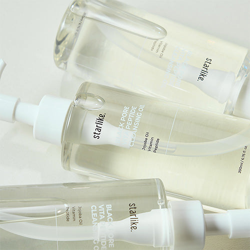 starlike Black Pore Vita Peptide Cleansing Oil 200ml