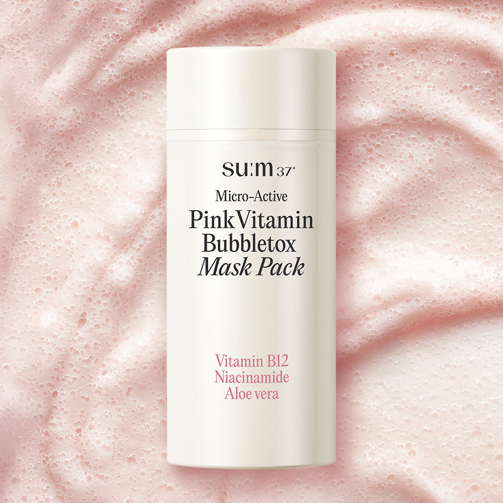 su:m37 Micro-Active Pink Vitamin Bubble Tox Mask Courage Type 100ml