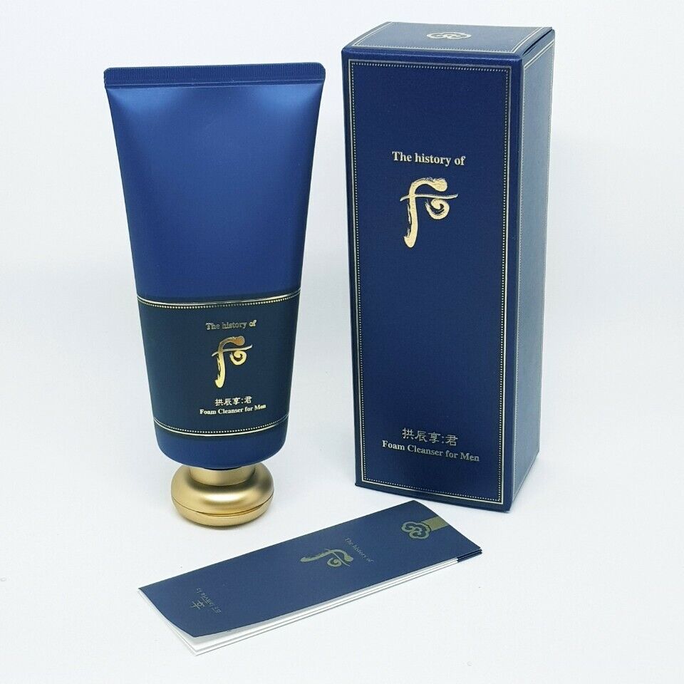The history of whoo Gongjinhyang Gun Ja Yang Foam Cleanser for Men 180ml - DODOSKIN