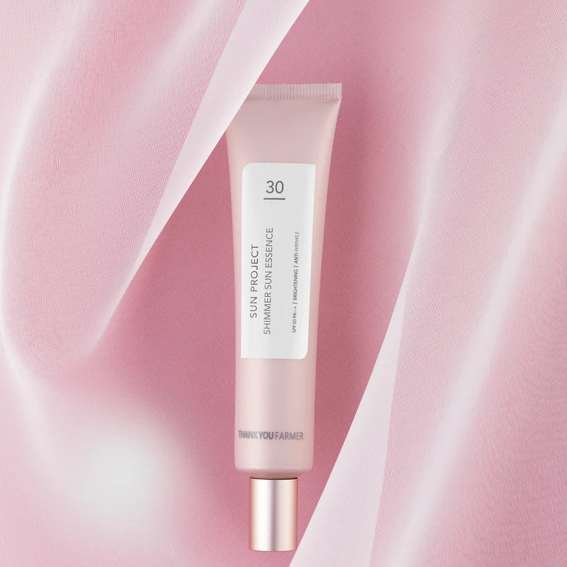 THANK YOU FARMER Sun Project Shimmer Sun Essence 40ml SPF30 PA++ - DODOSKIN