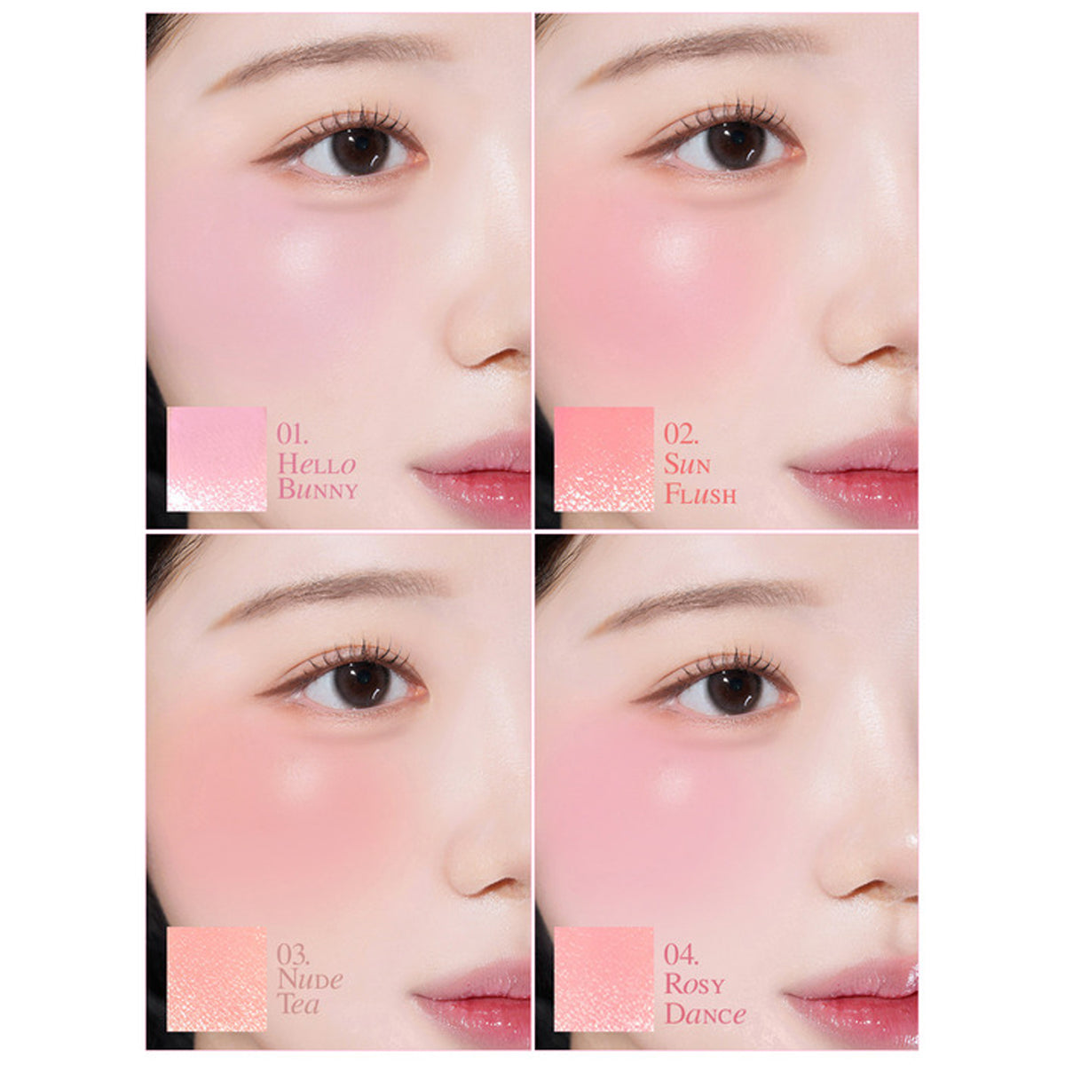 tam BEAUTY The Jelly Milky Cheek Blush 8g 4 Colors