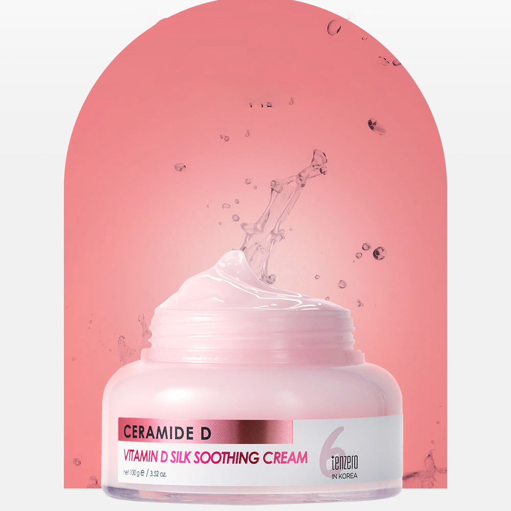 tenzero Ceramide Vitamin D Silk Soothing Cream 100g