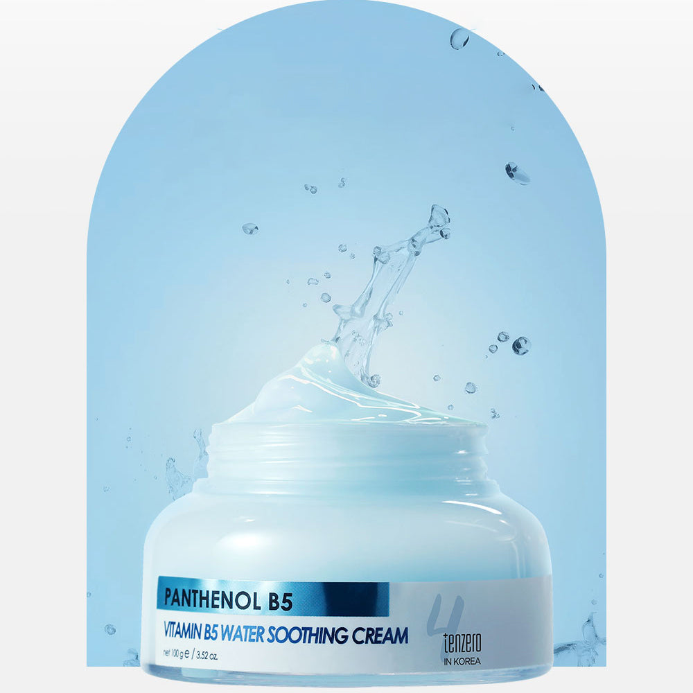 tenzero Panthenol Vitamin B5 Water Soothing Cream 100g