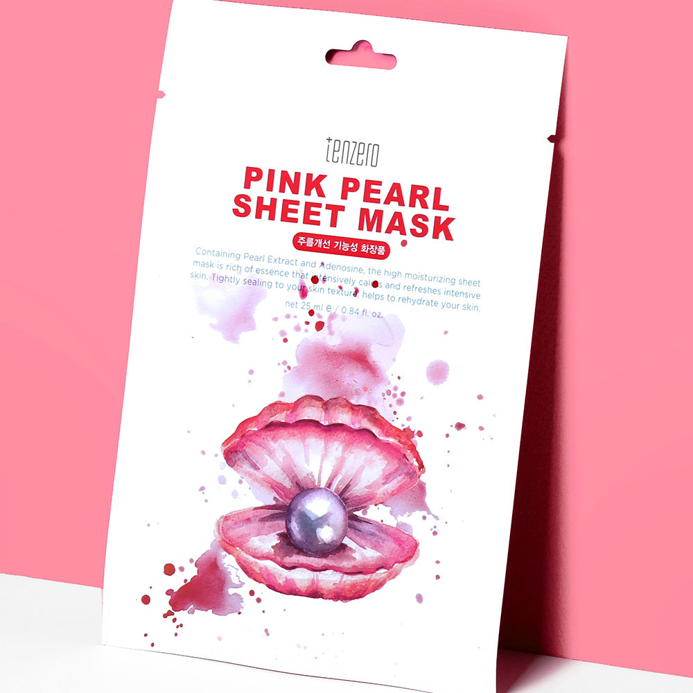 tenzero Pink Pearl Sheet Mask 25ml 10ea