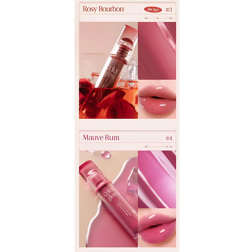 Infused with moisturizing ingredients, the Verre Color Gloss keeps your lips feeling soft and plump, while the rich pigmentation ensures long-lasting wear with a bold, glossy pop.