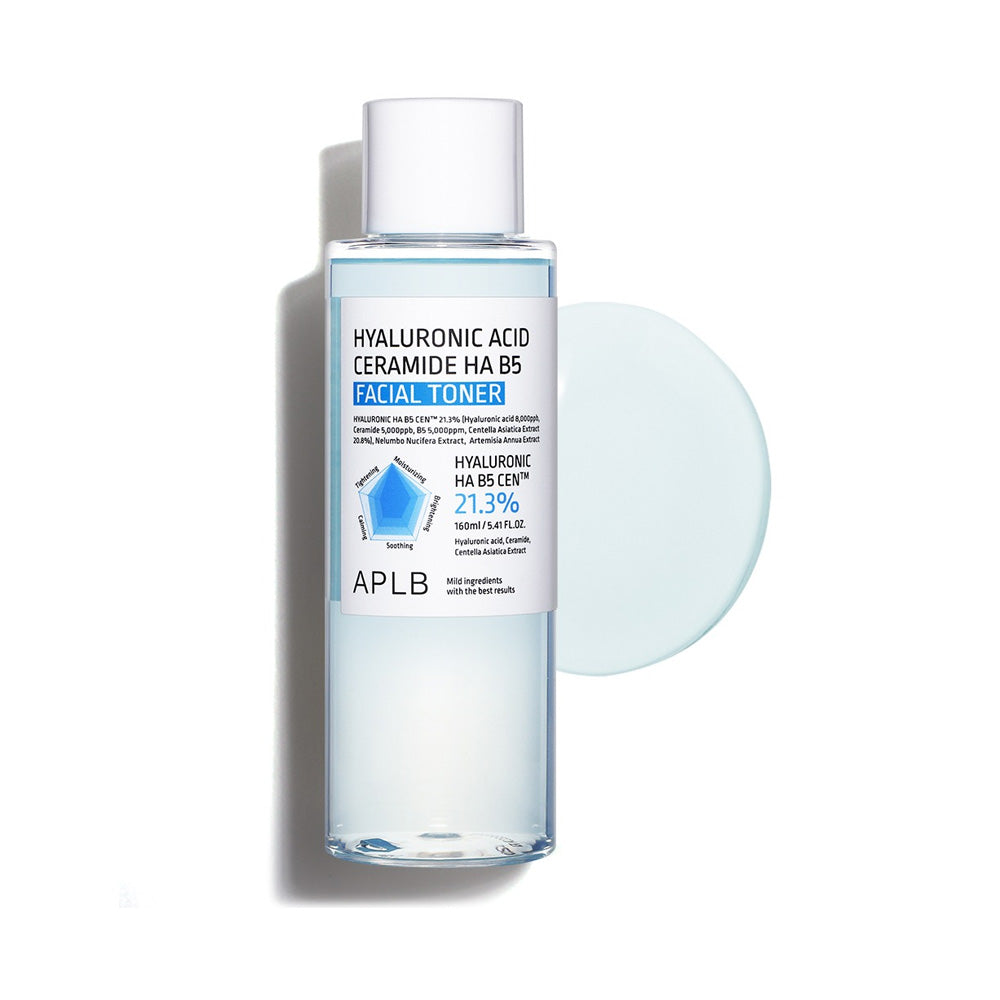 APLB ácido hialurónico ceramida ha b5 tóner facial 160 ml