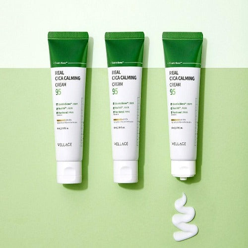 WELLAGE Real Cica Calming 95 Cream 80ml - DODOSKIN