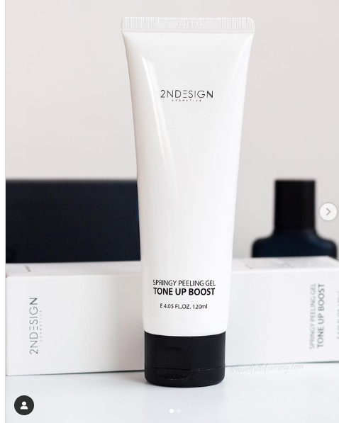 (Matt) 2NDESIGN Springy Peeling Gel Tone Up Boost 120ml - DODOSKIN