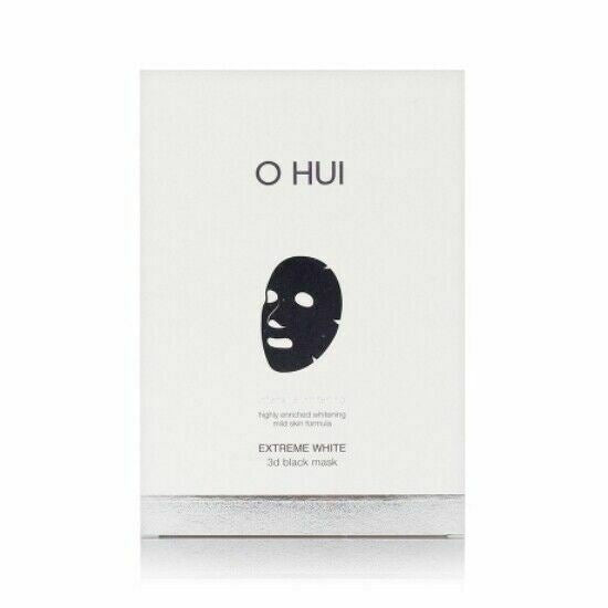 O HUI Extreme White 3D Black Facial mask pack 27g x 6EA - Dodoskin
