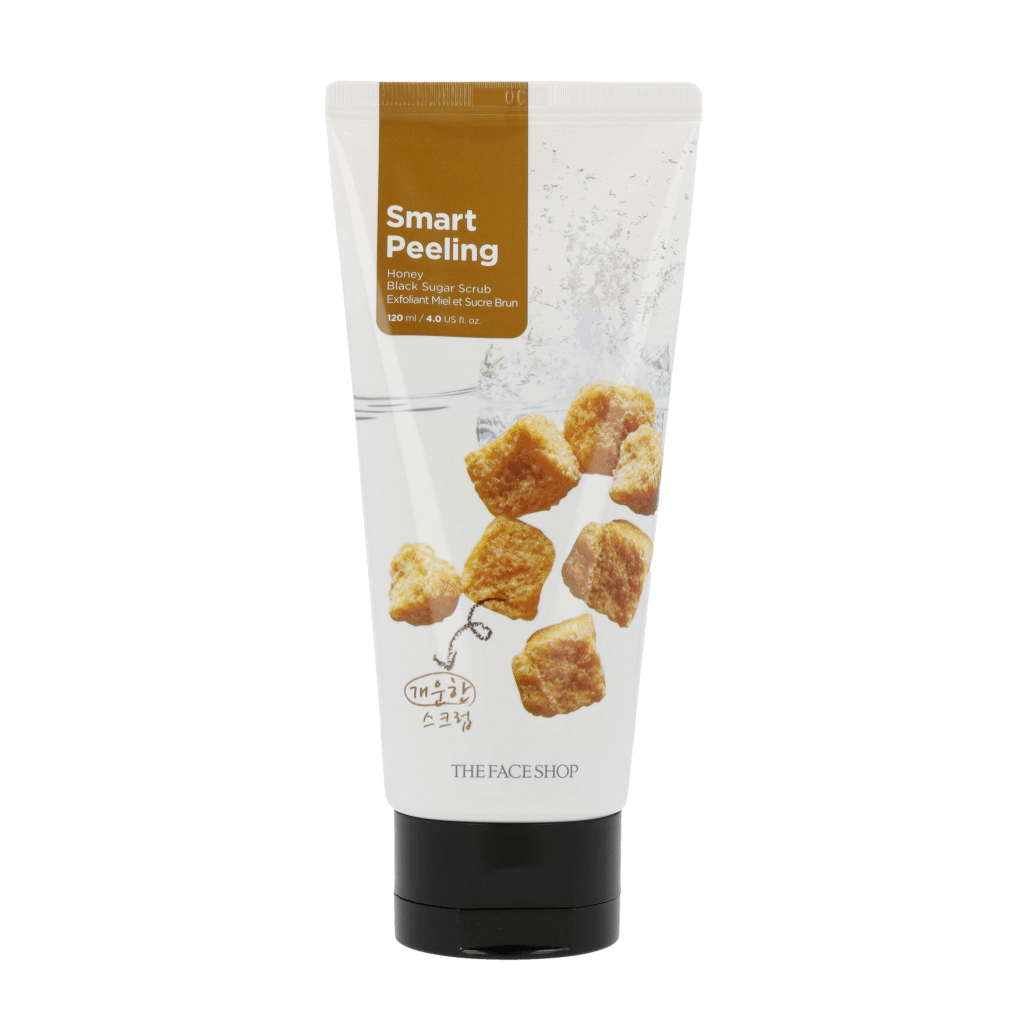 THE FACE SHOP Smart Peeling Honey Black Sugar Scrub 120ml - Dodoskin