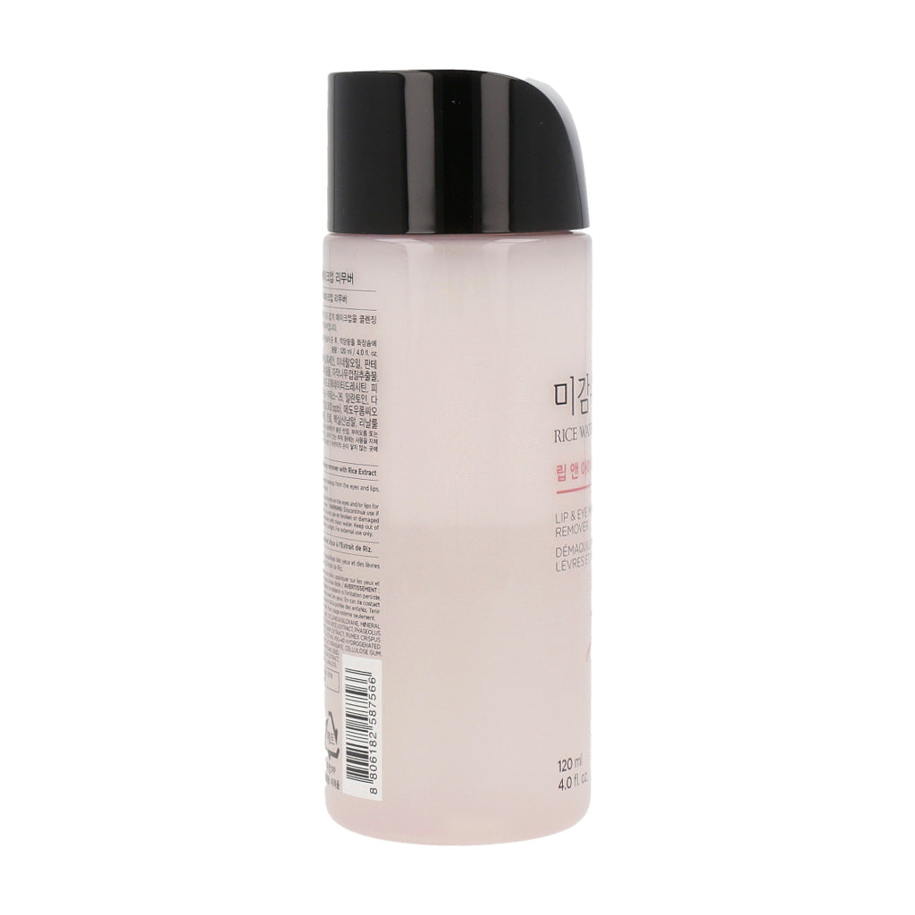THE FACE SHOP Rice Water Bright Makeup Remover For Lip & Eye 120ml - Dodoskin