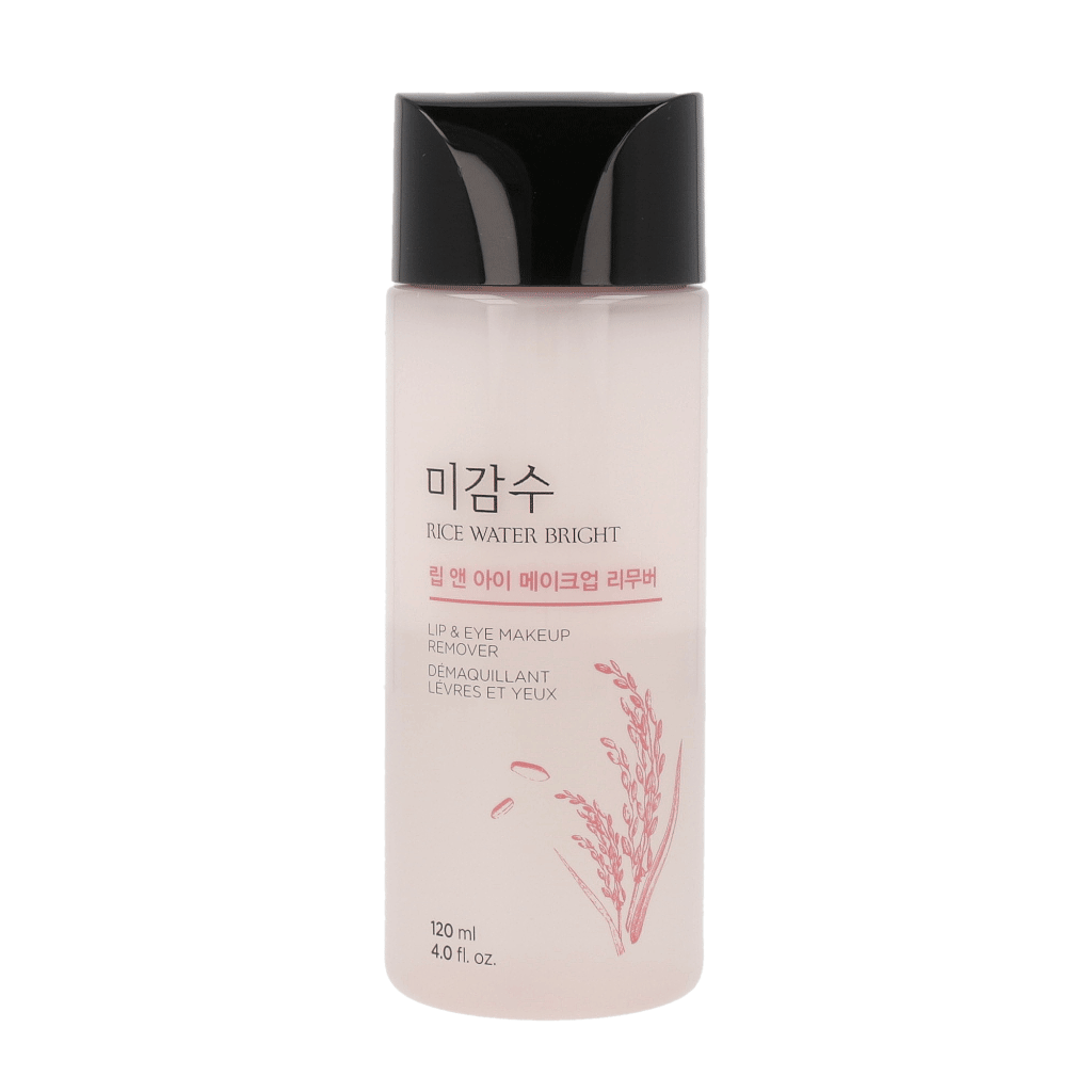 THE FACE SHOP Rice Water Bright Makeup Remover For Lip & Eye 120ml - Dodoskin