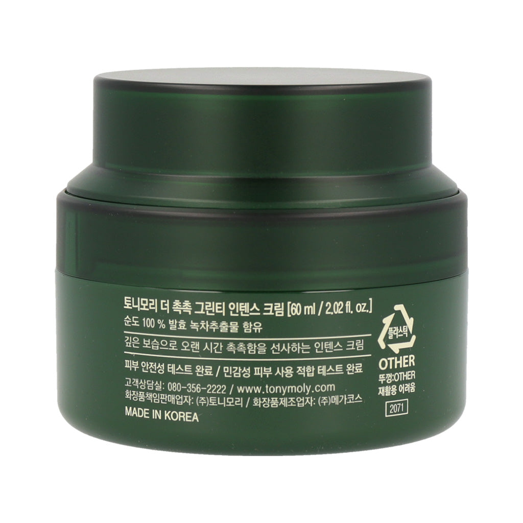 TONYMOLY THE Chok Chok Green Tea Intense Cream 60ml - Dodoskin